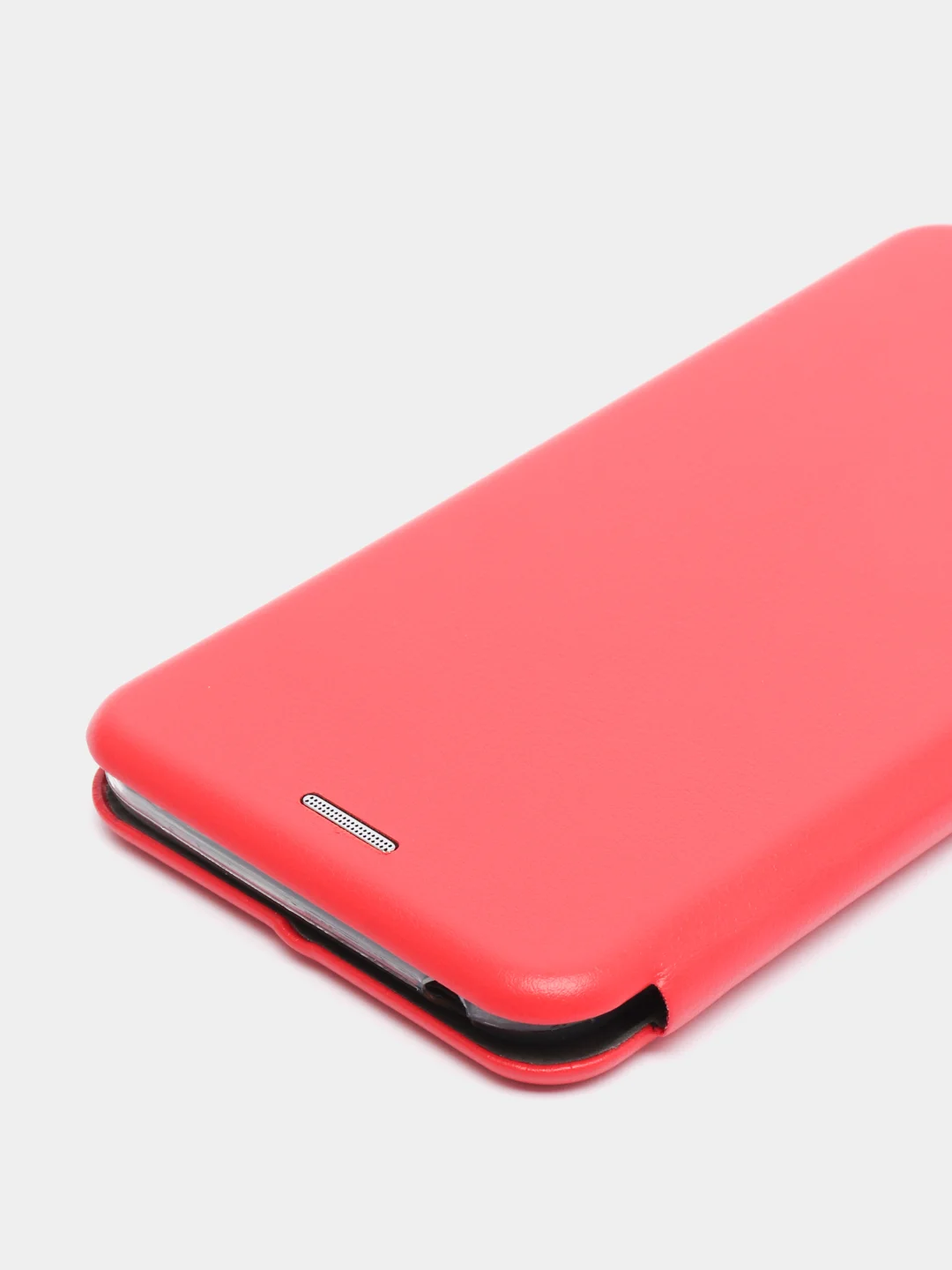 Красный чехол книжка Huawei Y6 2018 / Honor 7C / 7A Pro / Y6 Prime (Хуавей Хонор 7С / 7А Про)