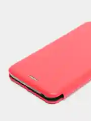 Красный чехол книжка Huawei Y6 2018 / Honor 7C / 7A Pro / Y6 Prime (Хуавей Хонор 7С / 7А Про)