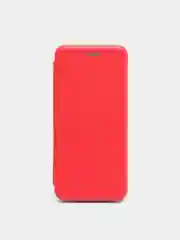 Красный чехол книжка Xiaomi Redmi Note 11 4G, Redmi Note 11S на магните с функцией подставки