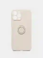 Слоновая кость чехол с кольцом для iPhone 12 Pro, 12, 12 mini, 11, XR