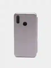 Серебряный чехол книжка Honor 10 Lite, P Smart 2019