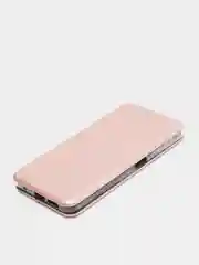 Розовый чехол книжка Xiaomi Redmi Note 11 4G, Redmi Note 11S на магните с функцией подставки