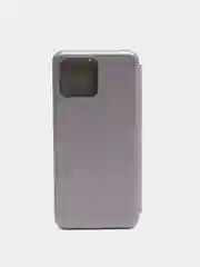 Серебряный чехол книжка для Honor X8 с функцией подставки