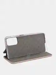 Розовый чехол книжка Samsung Galaxy M52 5G с функцией подставки