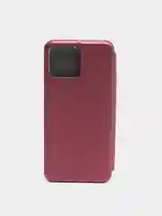 Багровый чехол книжка для Honor X8 с функцией подставки
