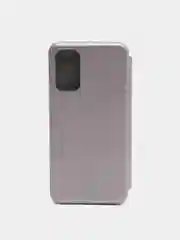Серебряный чехол книжка Samsung Galaxy M52 5G с функцией подставки