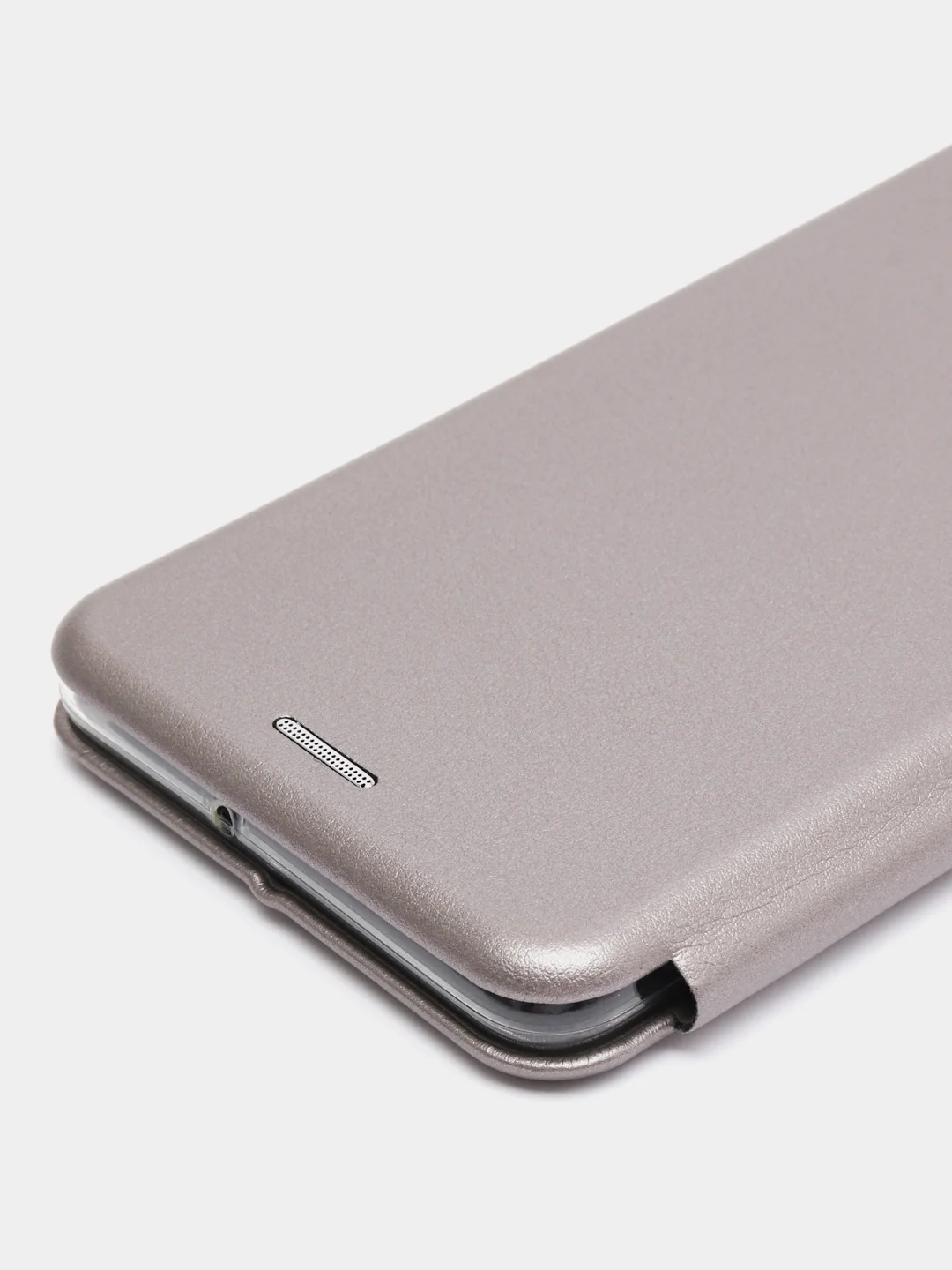 Серебряный чехол книжка Samsung Galaxy M52 5G с функцией подставки