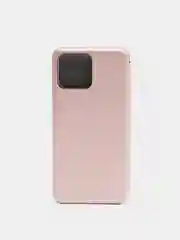 Розовый чехол книжка для Honor X8 с функцией подставки