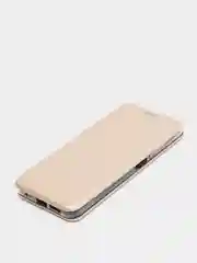 Золотой чехол книжка Xiaomi Redmi Note 11 4G, Redmi Note 11S на магните с функцией подставки