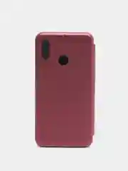 Багровый чехол книжка Honor 10 Lite, P Smart 2019