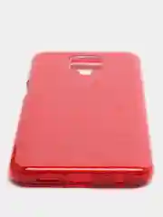 Красный чехол блестящий Xiaomi Redmi Note 9S, Note 9 PRO накладка с блёстками
