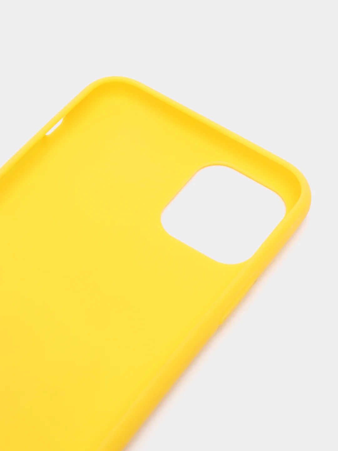 Желтый яркий силиконовый чехол для iPhone, 14 цветов