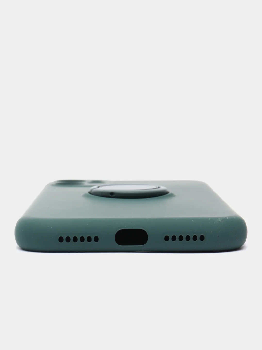 Зелёный хаки чехол с кольцом для iPhone 12 Pro, 12, 12 mini, 11, XR