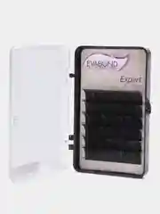 Ресницы Evabond Expert, однолинейные, черные, 6 линий