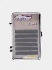 Ресницы Evabond Expert, однолинейные, черные, 6 линий