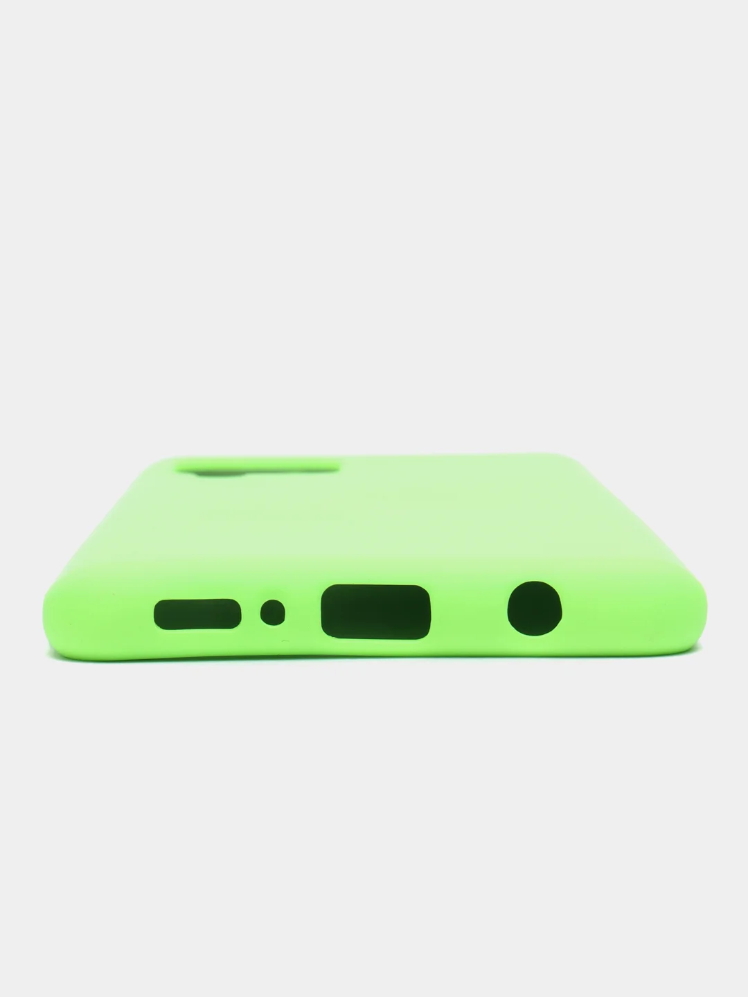 Зеленый чехол для Samsung A42 silicone case, разные цвета