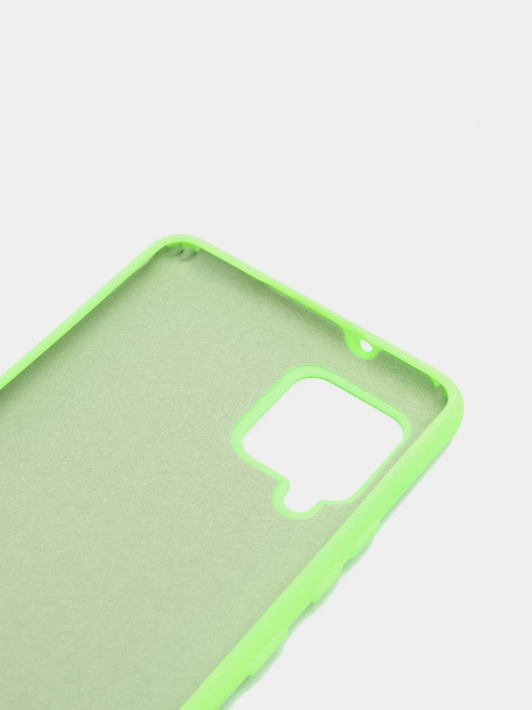 Зеленый чехол для Samsung A42 silicone case, разные цвета