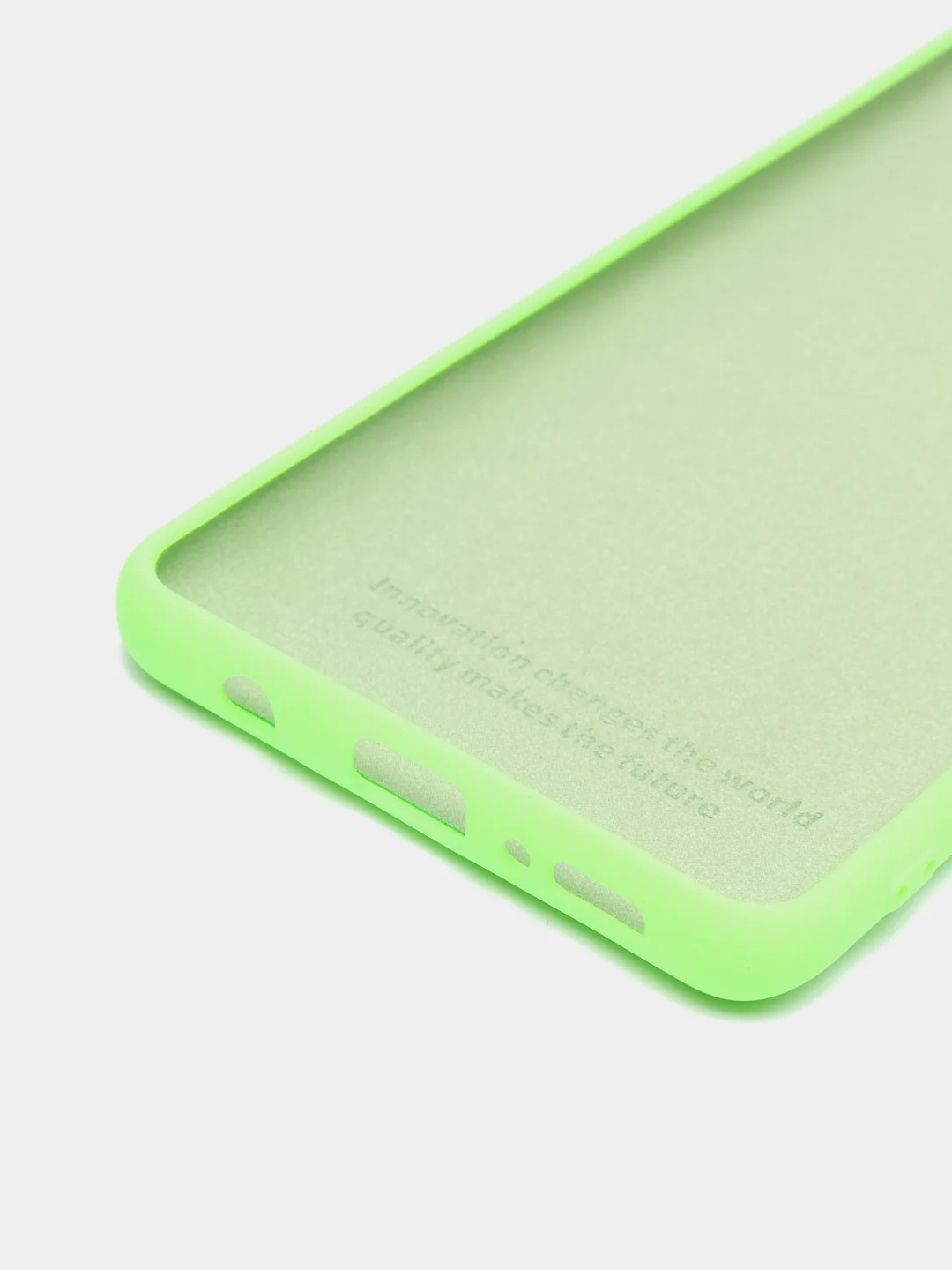Зеленый чехол для Samsung A42 silicone case, разные цвета