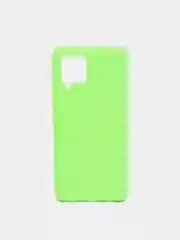 Зеленый чехол для Samsung A42 silicone case, разные цвета