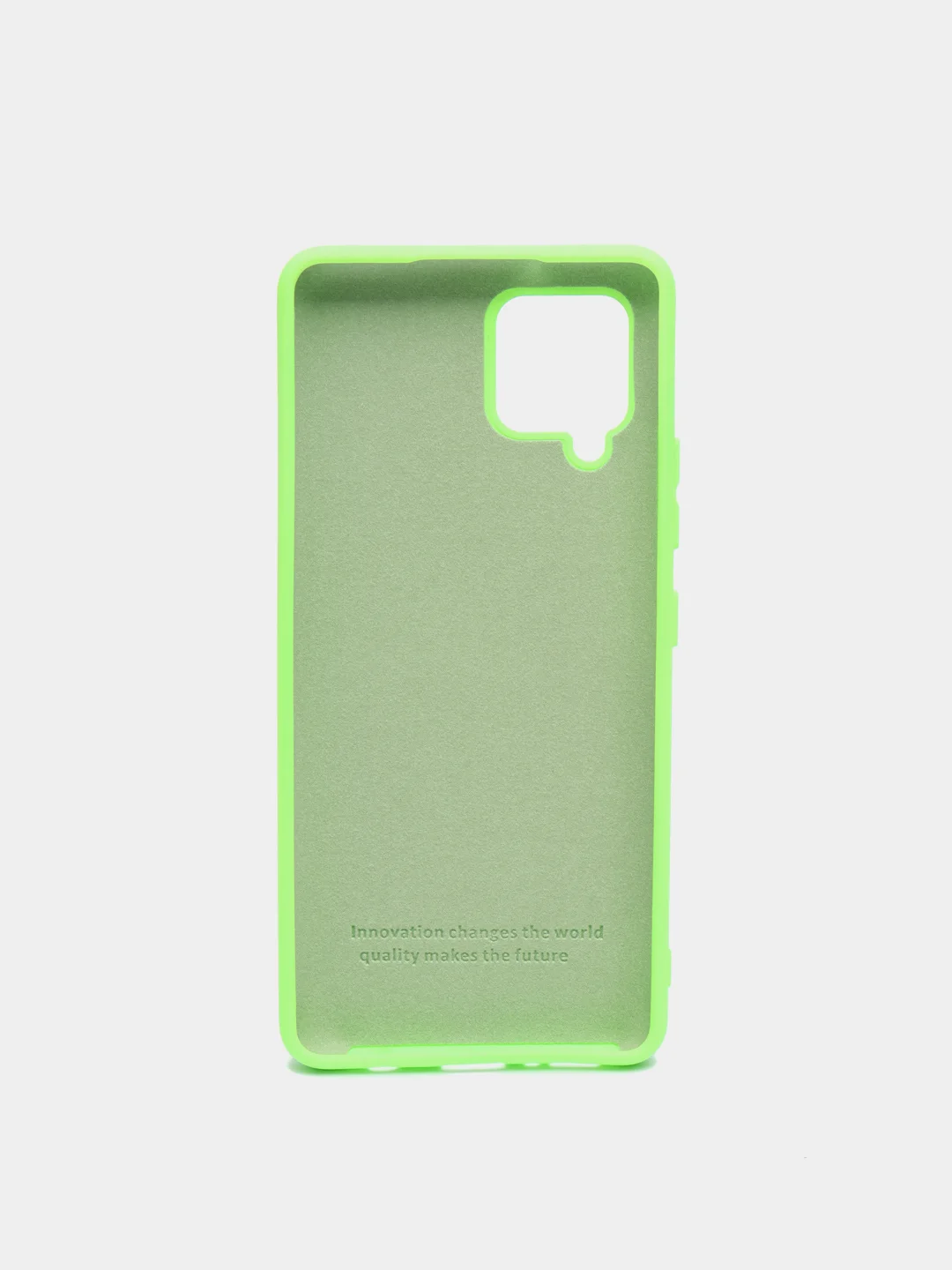 Зеленый чехол для Samsung A42 silicone case, разные цвета