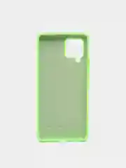 Зеленый чехол для Samsung A42 silicone case, разные цвета