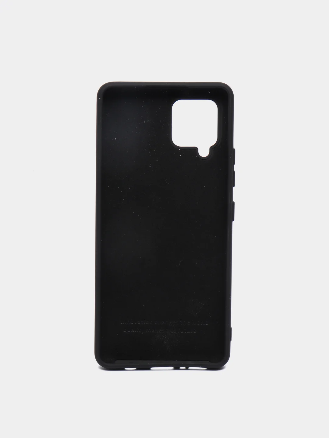Черный чехол для Samsung A42 silicone case, разные цвета