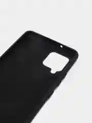 Черный чехол для Samsung A42 silicone case, разные цвета