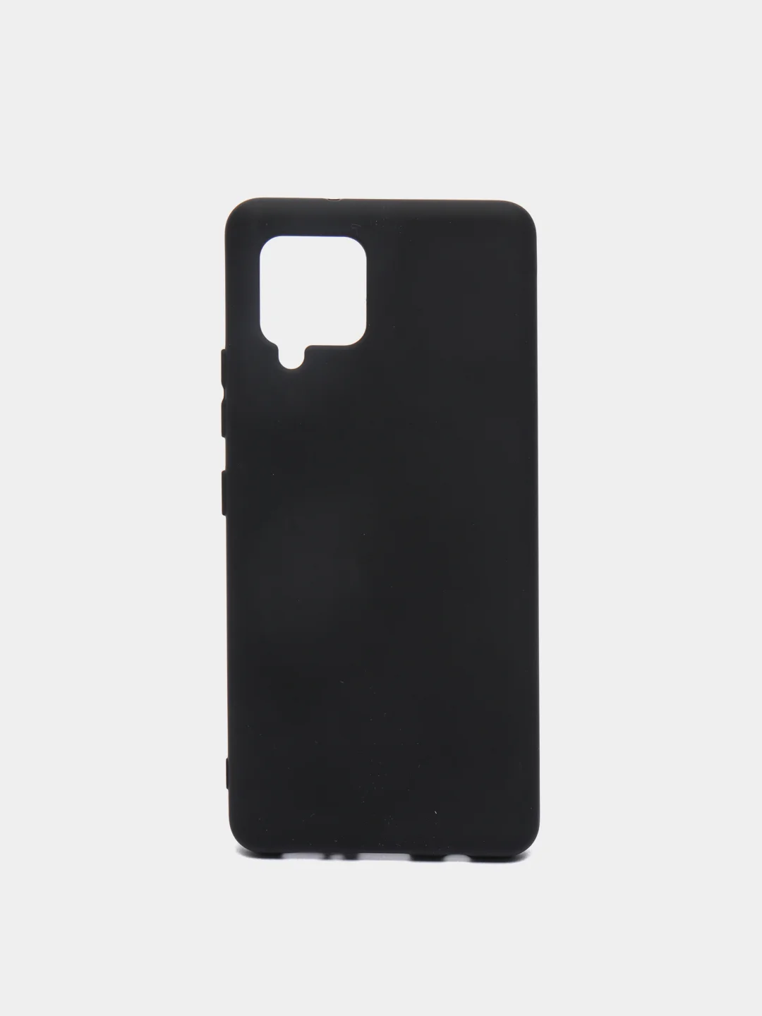 Черный чехол для Samsung A42 silicone case, разные цвета