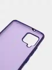 Фиолетовый чехол для Samsung A42 silicone case, разные цвета