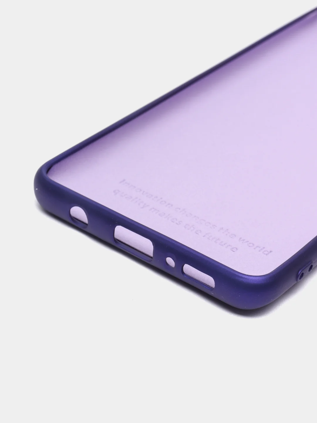 Фиолетовый чехол для Samsung A42 silicone case, разные цвета