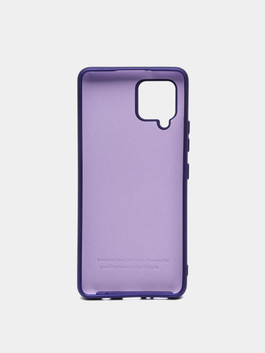 Фиолетовый чехол для Samsung A42 silicone case, разные цвета
