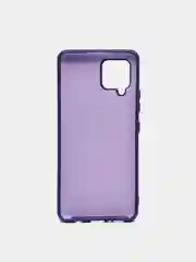 Фиолетовый чехол для Samsung A42 silicone case, разные цвета