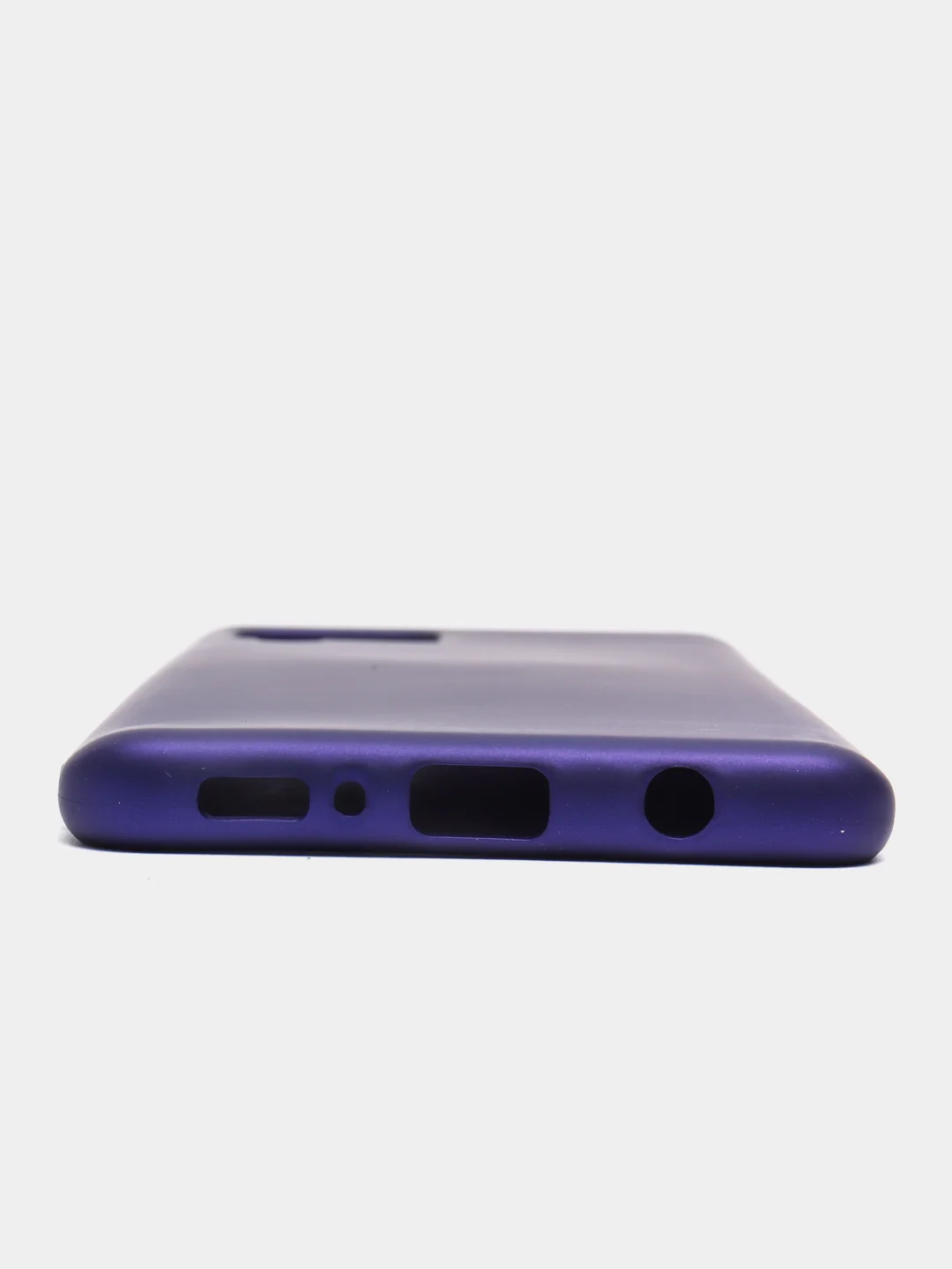 Фиолетовый чехол для Samsung A42 silicone case, разные цвета