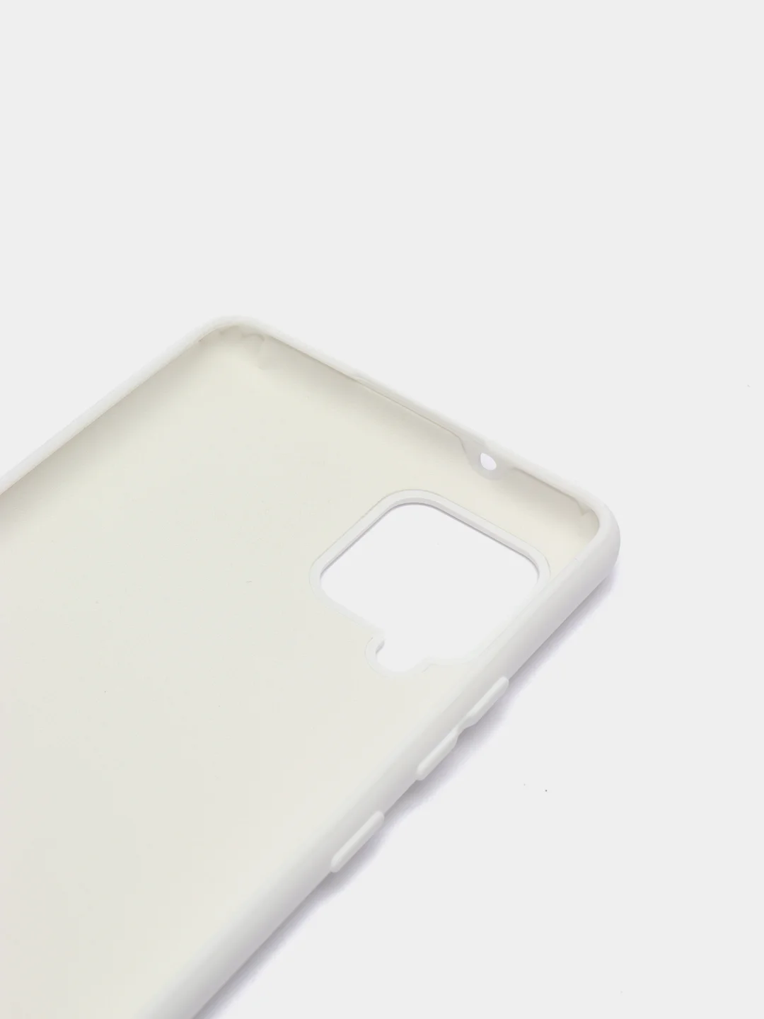 Белый чехол для Samsung A42 silicone case, разные цвета