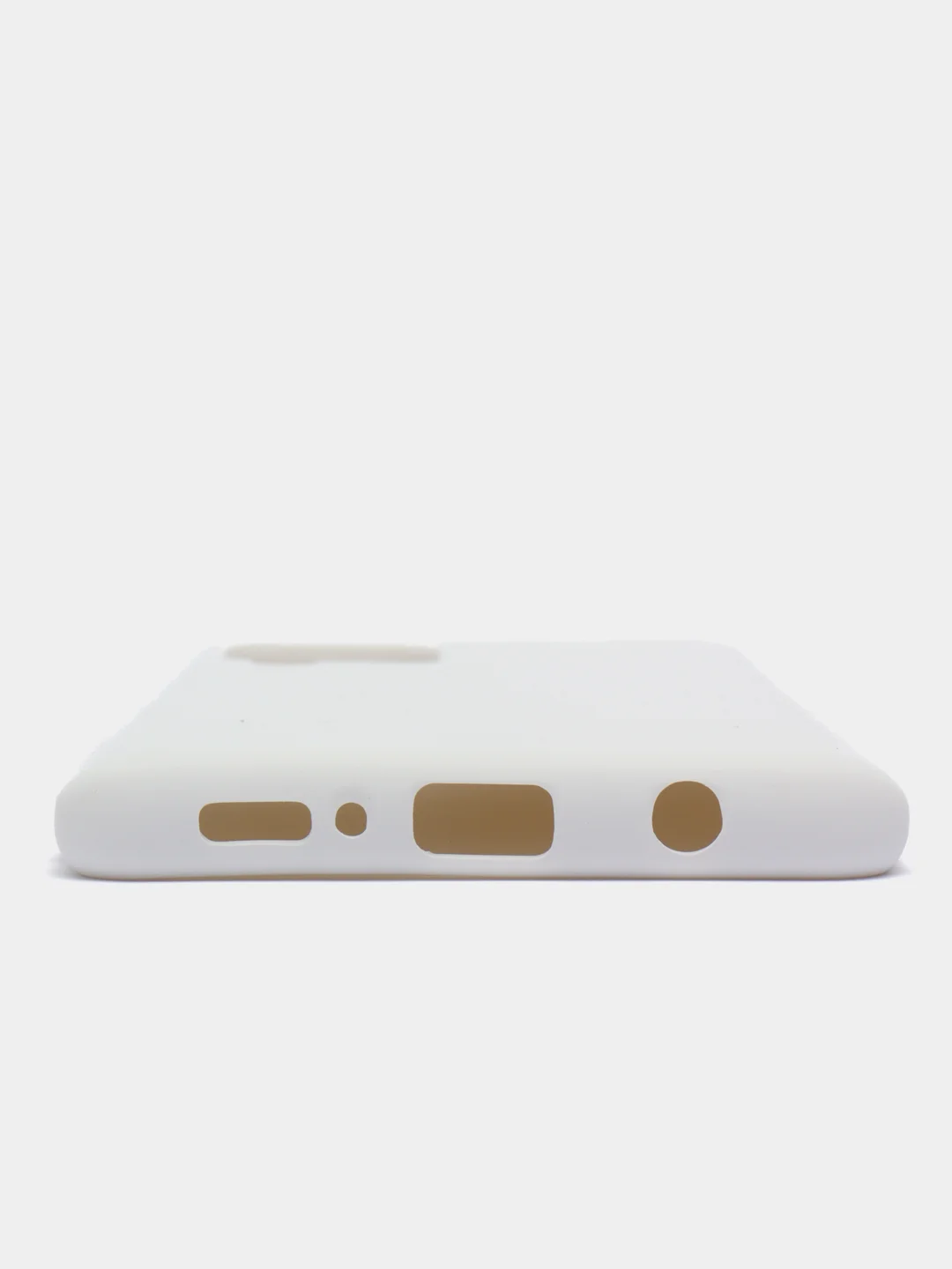 Белый чехол для Samsung A42 silicone case, разные цвета
