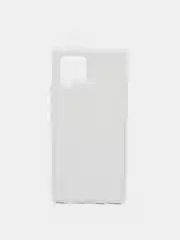 Белый чехол для Samsung A42 silicone case, разные цвета