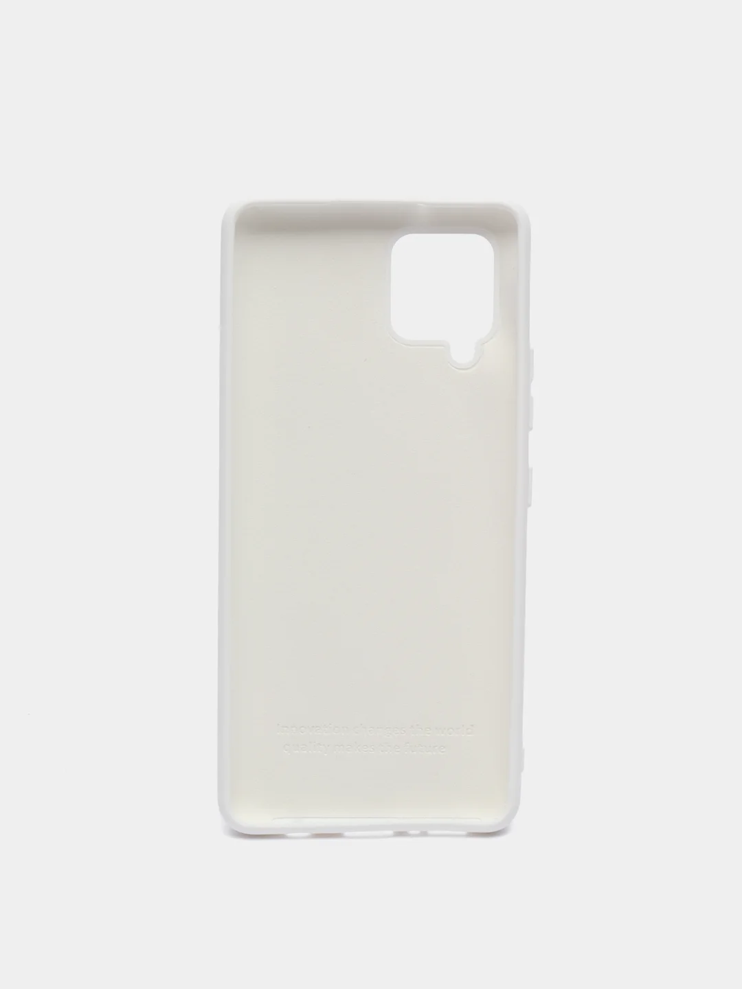 Белый чехол для Samsung A42 silicone case, разные цвета