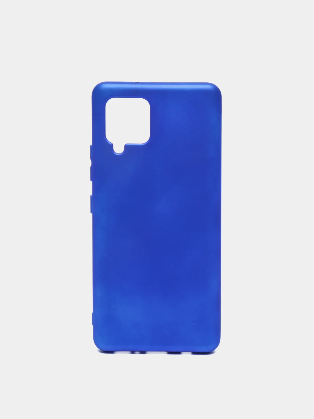 Синий чехол для Samsung A42 silicone case, разные цвета