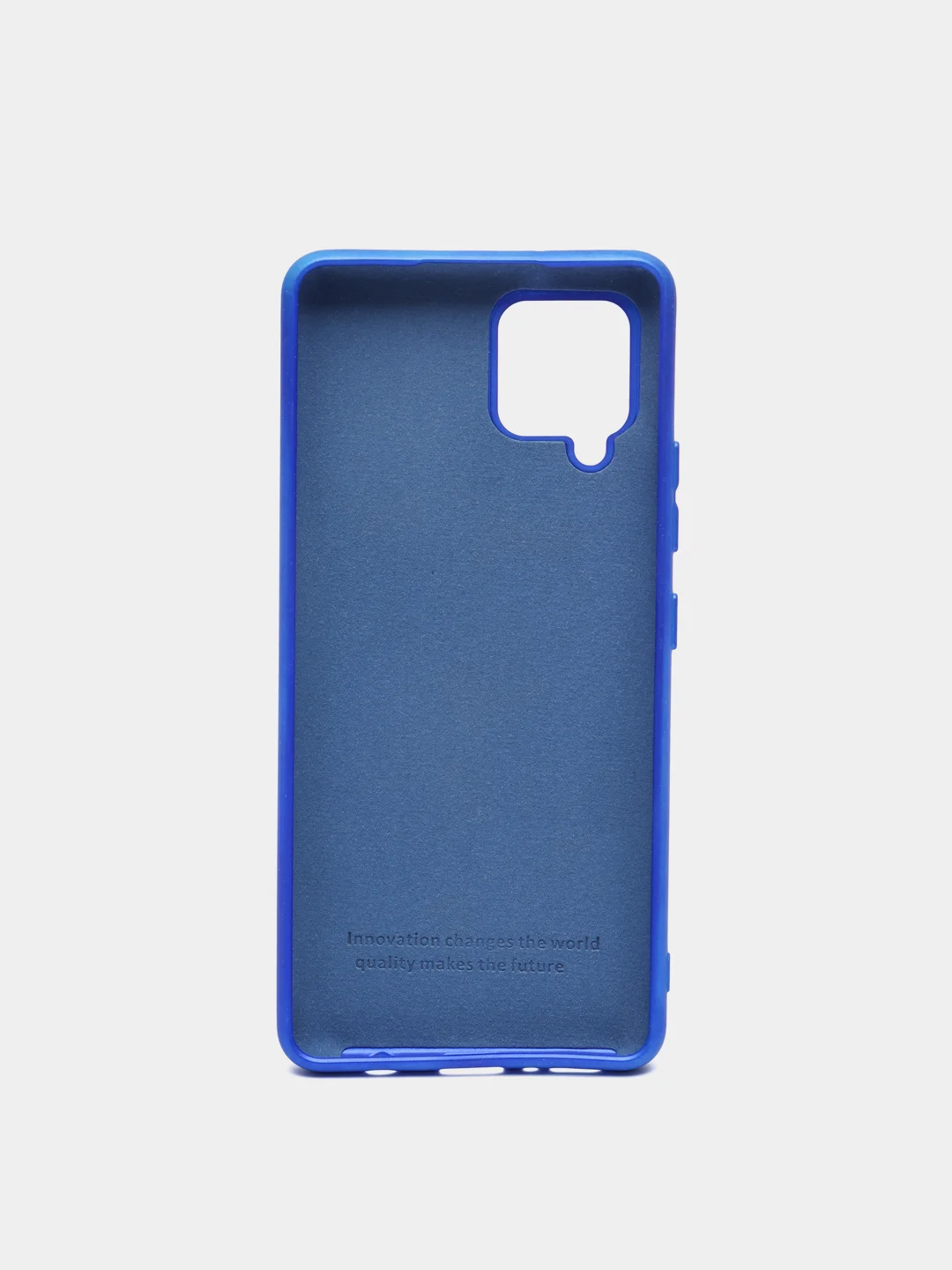 Синий чехол для Samsung A42 silicone case, разные цвета