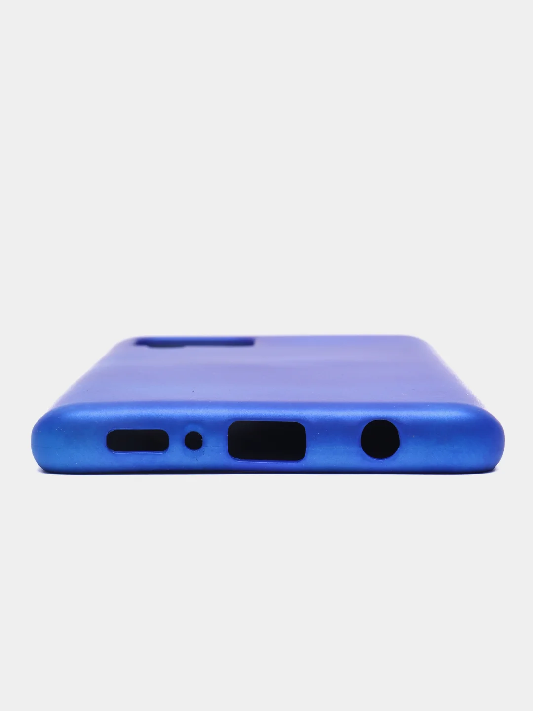 Синий чехол для Samsung A42 silicone case, разные цвета