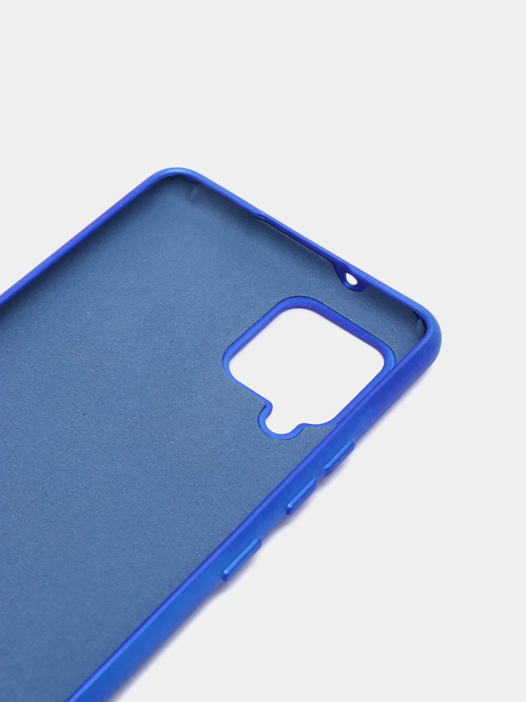Синий чехол для Samsung A42 silicone case, разные цвета