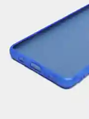 Синий чехол для Samsung A42 silicone case, разные цвета