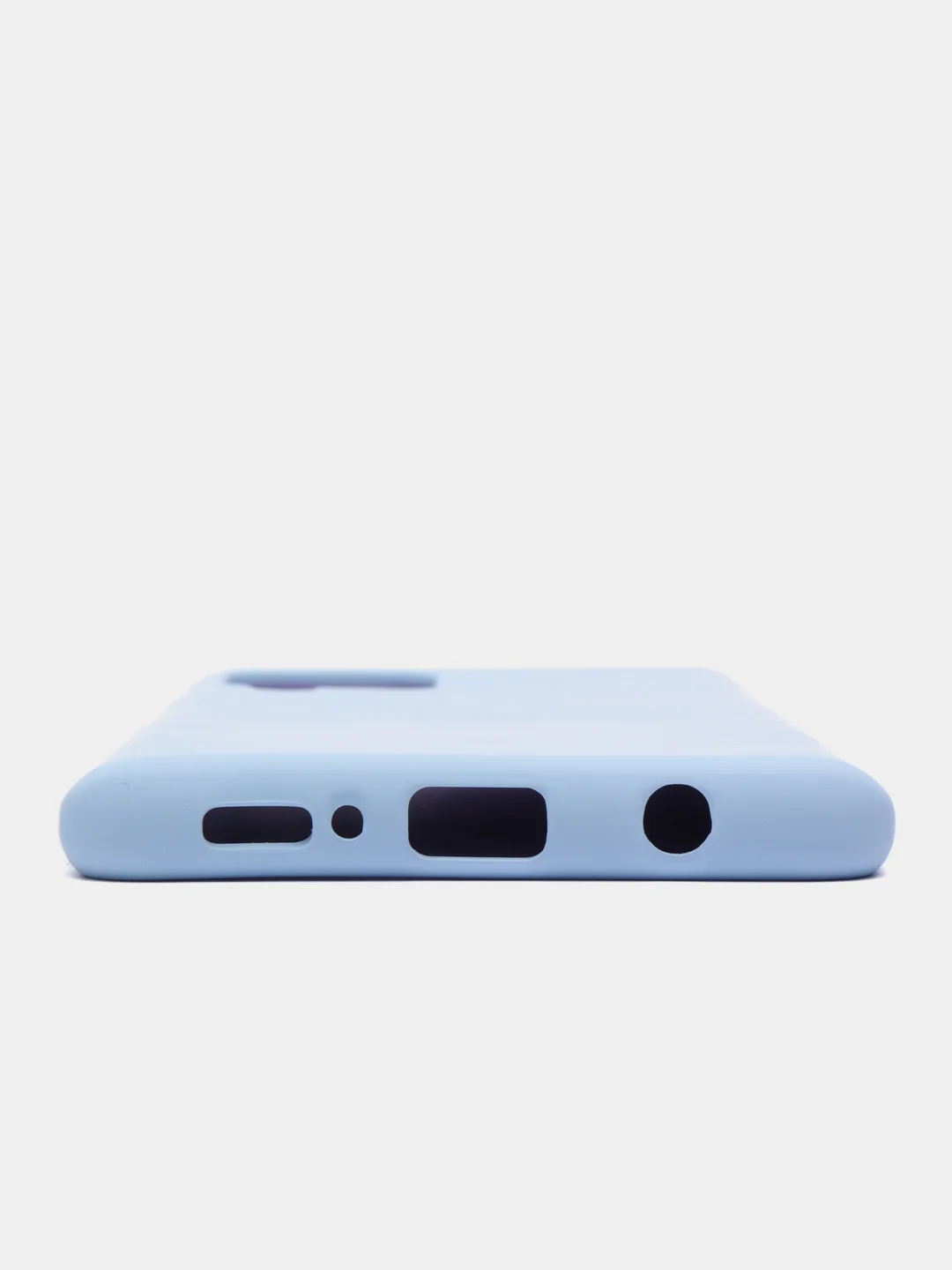 Сиреневый чехол для Samsung A42 silicone case, разные цвета