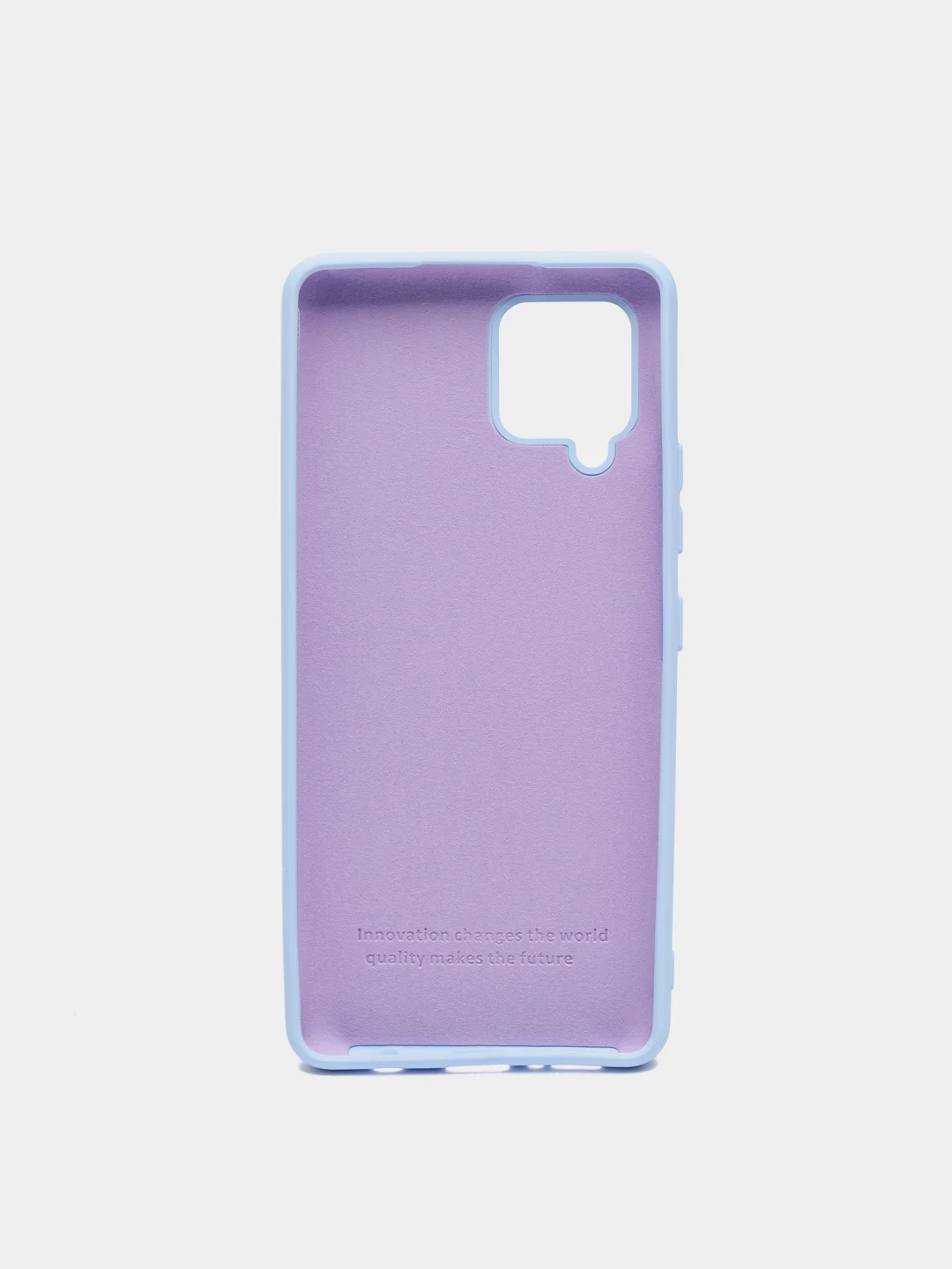 Сиреневый чехол для Samsung A42 silicone case, разные цвета
