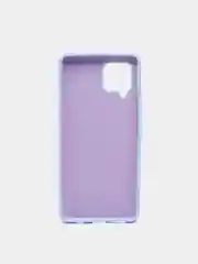 Сиреневый чехол для Samsung A42 silicone case, разные цвета