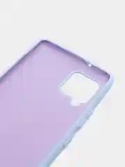 Сиреневый чехол для Samsung A42 silicone case, разные цвета