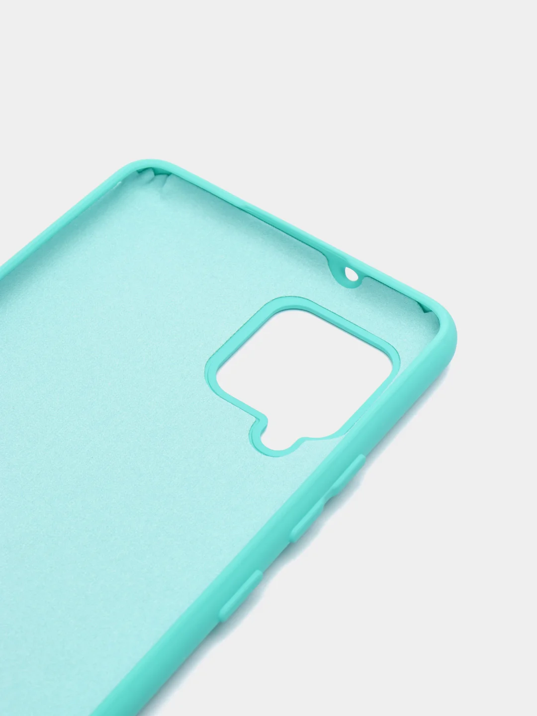 Бирюзовый чехол для Samsung A42 silicone case, разные цвета