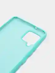 Бирюзовый чехол для Samsung A42 silicone case, разные цвета