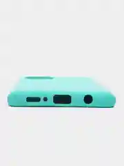 Бирюзовый чехол для Samsung A42 silicone case, разные цвета