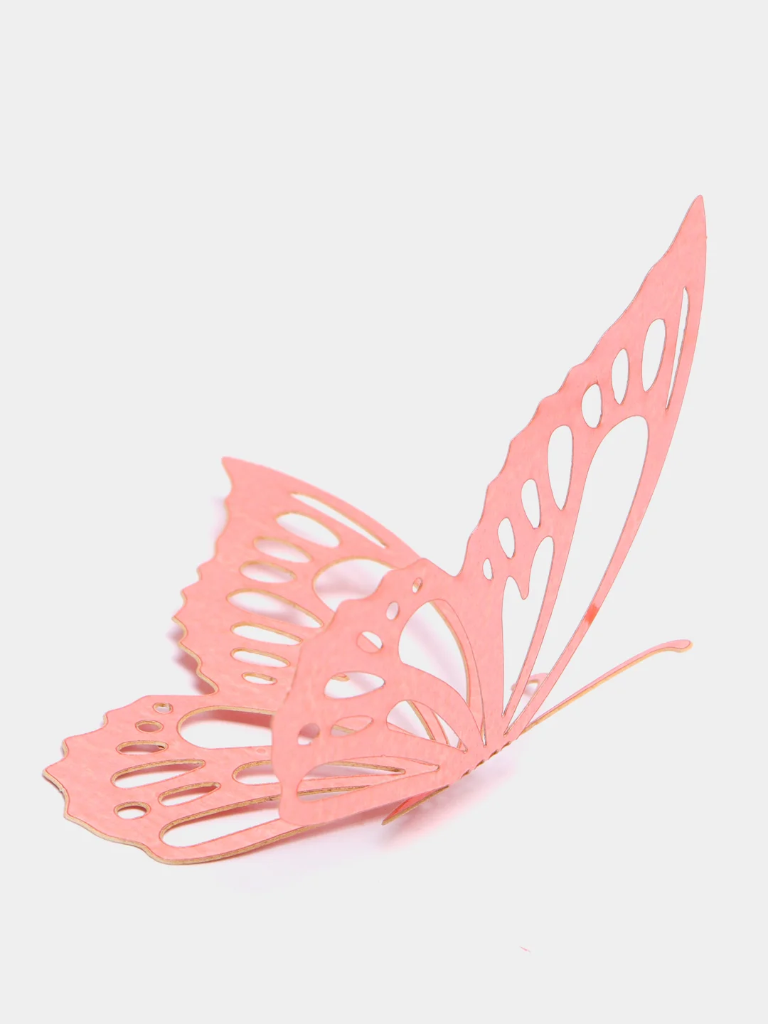 Коралловый наклейка на стену в форме бабочки 3D, стикеры-бабочки, 12 штук